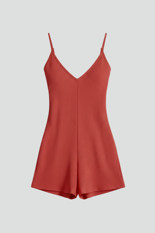 Lena | V Neck Jumpsuit with Side Pockets