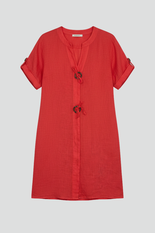 Lila | Elegant Knee-Length Dress with Short Sleeves