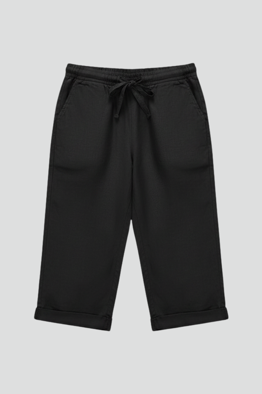 Lila | Chic High-Waisted Knee-Length Trousers