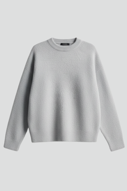 Lila | Chic Knitted Sweater with Round Neckline