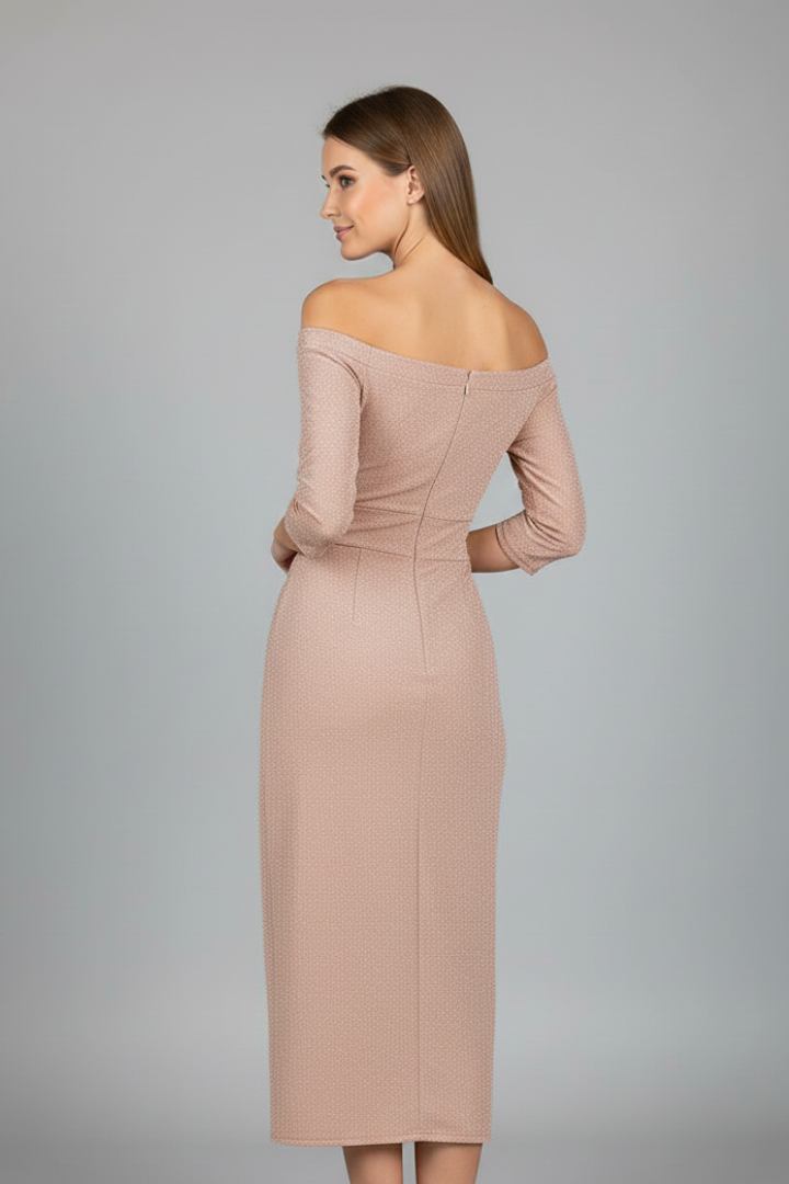 Lila | Off-Shoulder Maxi Dress with Side Slit