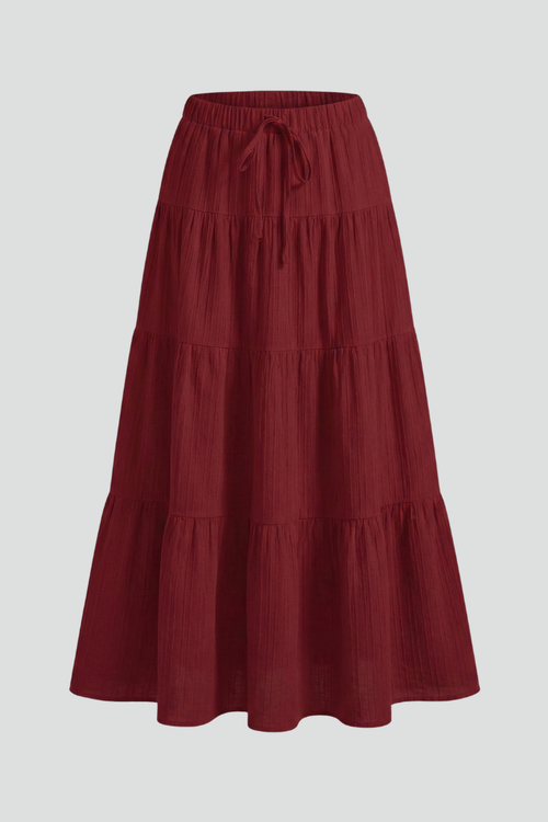 Luna | Elegant Tiered Maxi Skirt