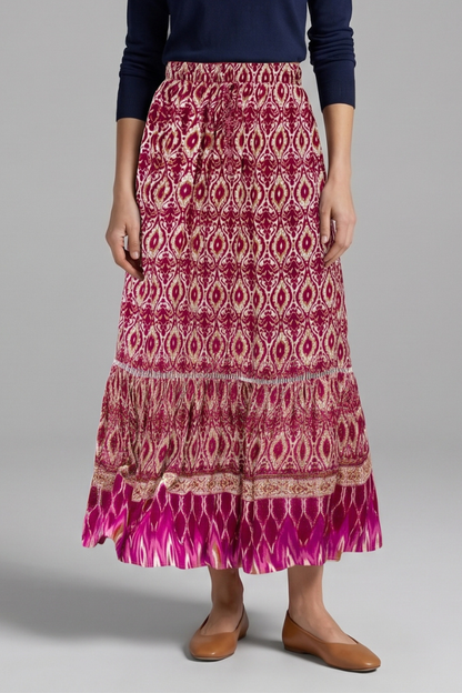 Luna | Elegant Tiered Maxi Skirt