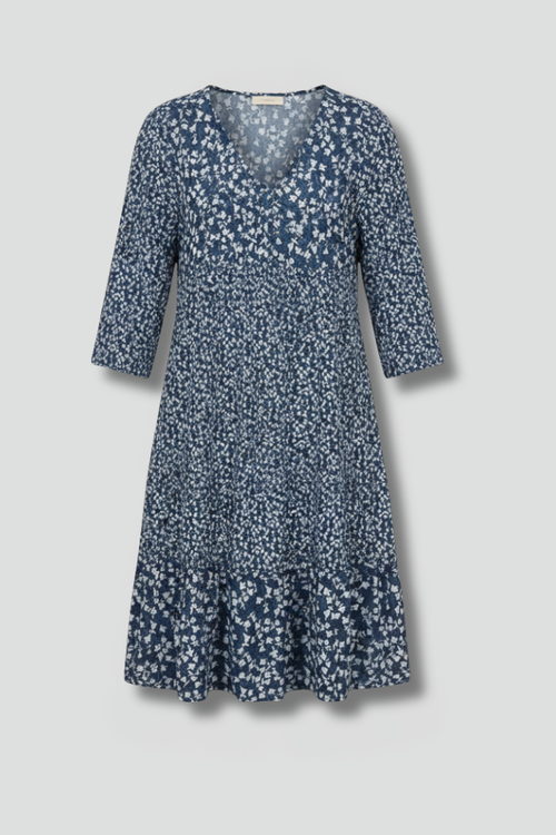 Lena | Structured Midi Dress with Plain Surface