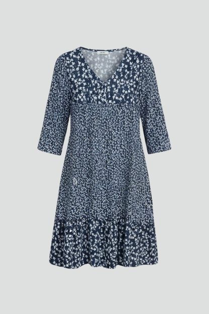 Lena | V-Neck Smocked Midi Dress