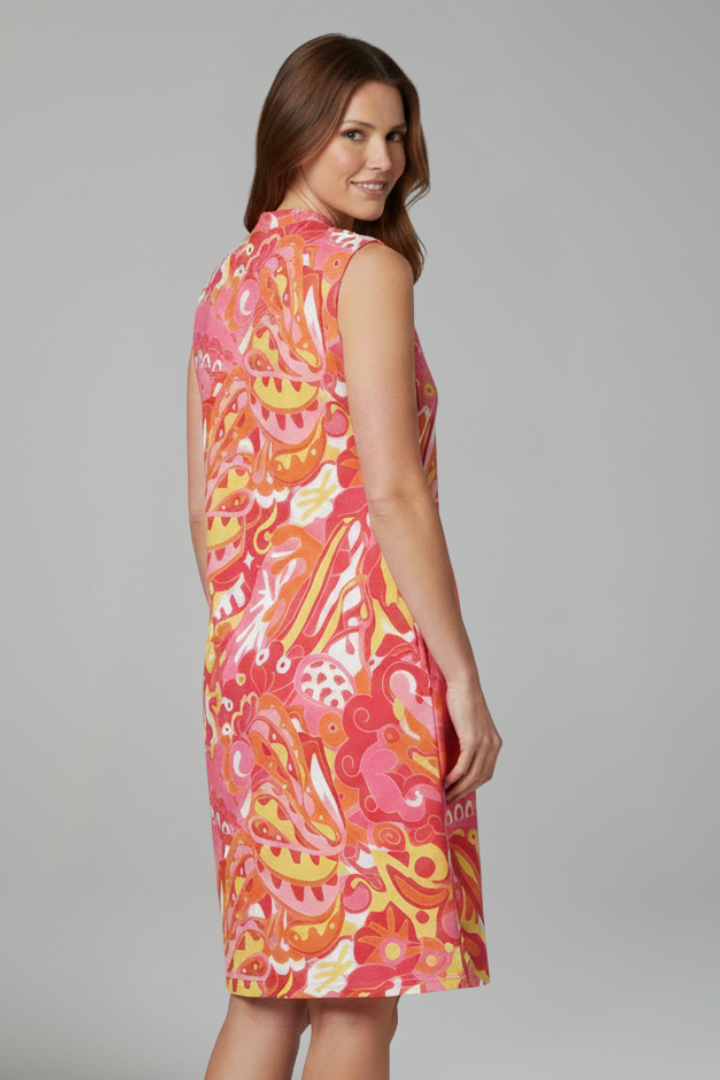 Lila | Elegant V Neck Midi Dress with Pockets