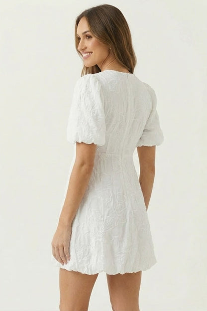 Lila | Puff Sleeve Mini Dress