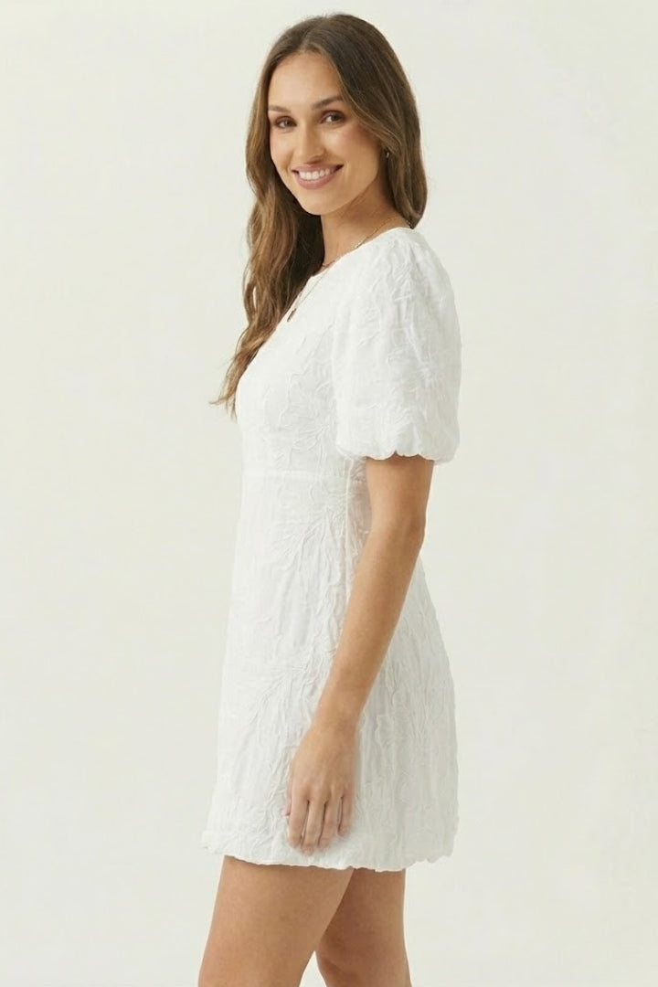 Lila | Puff Sleeve Mini Dress