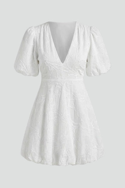 Lila | Puff Sleeve Mini Dress
