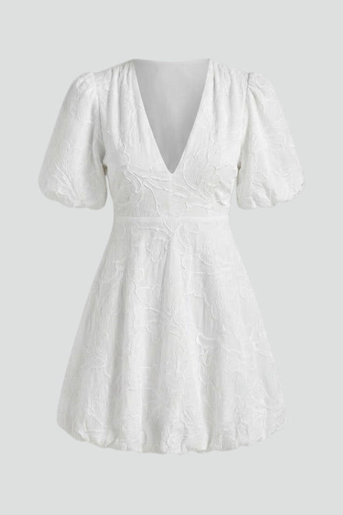 Lila | Puff Sleeve Mini Dress