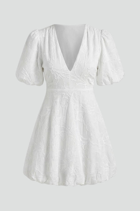 Lila | Puff Sleeve Mini Dress