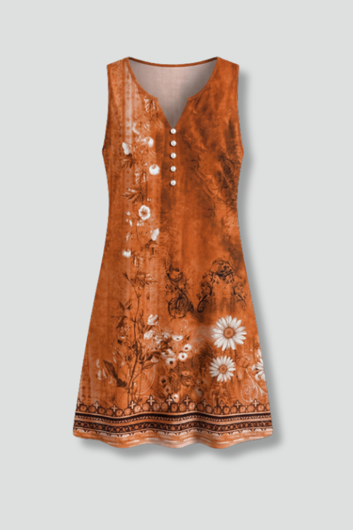 Lila | V-Neck Sleeveless Mini Dress