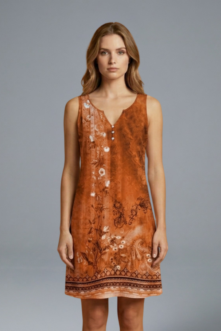 Lila | V-Neck Sleeveless Mini Dress
