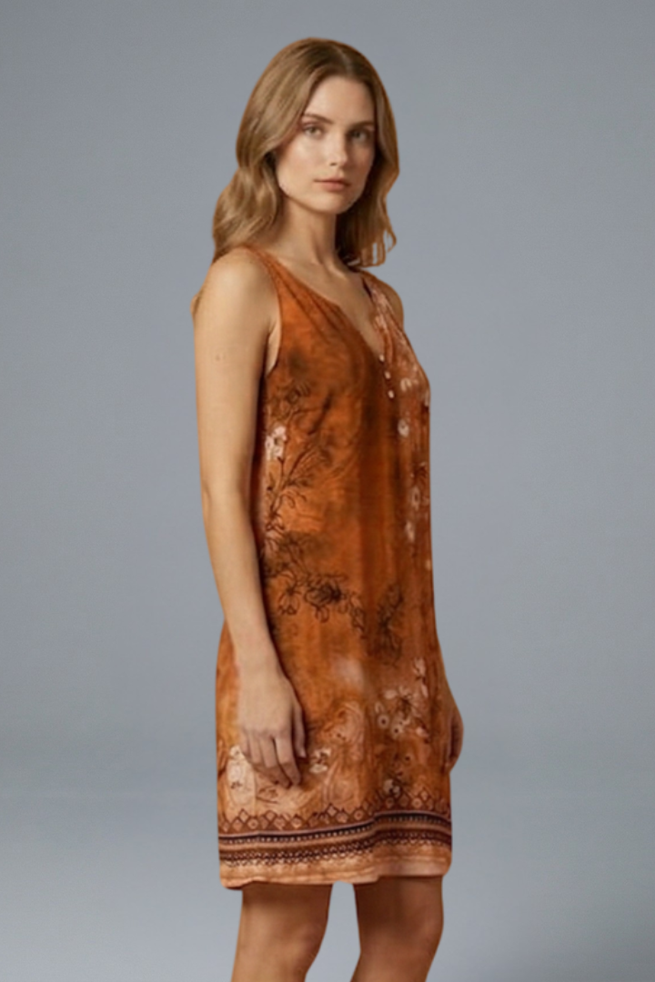 Lila | V-Neck Sleeveless Mini Dress