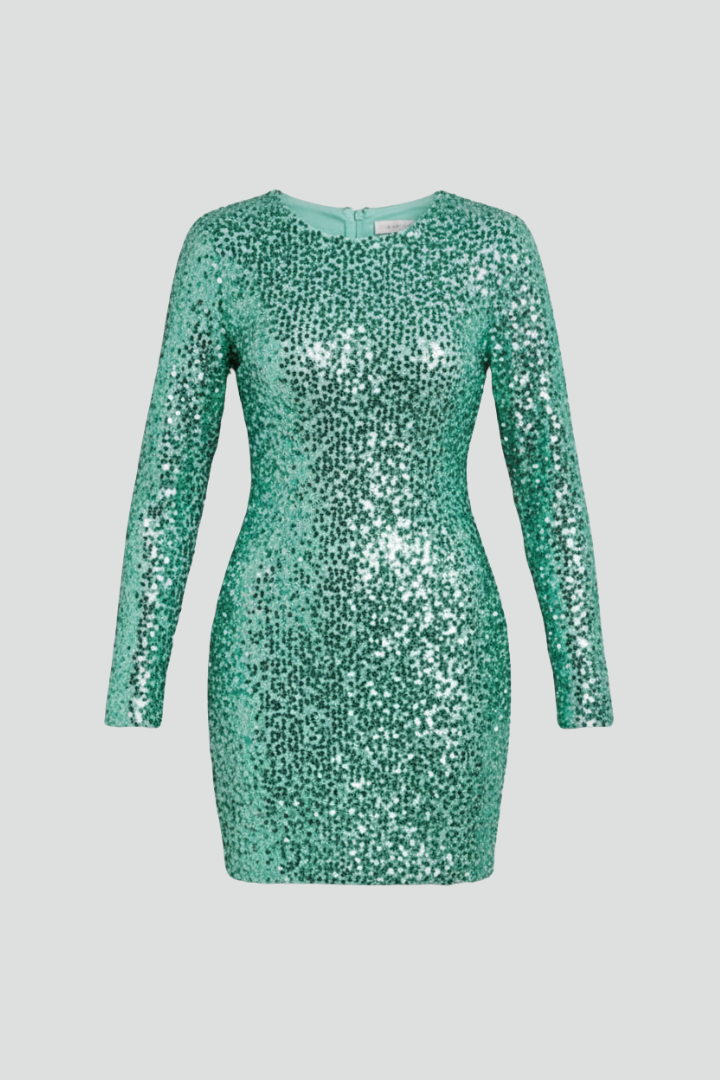 Lila | V Neckline Mini Dress with Open Back
