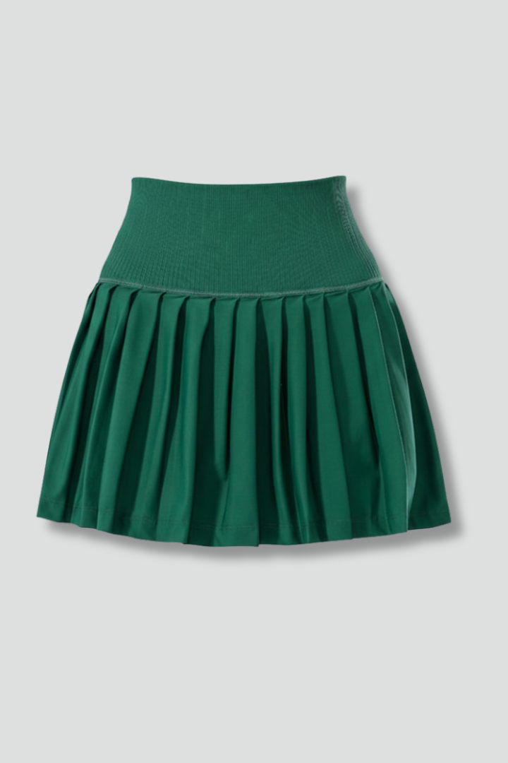 Lena | High-Waisted Pleated Mini Skirt