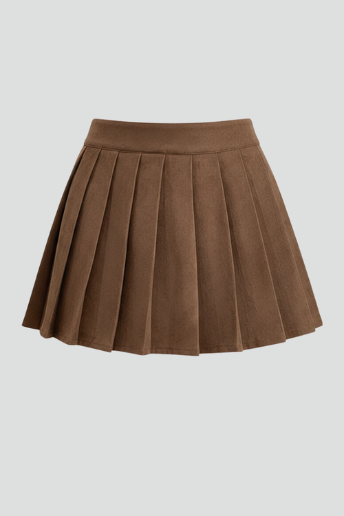 Elena | Pleated High-Waist Mini Skirt