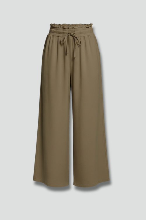 Lila | Chic Palazzo Trousers with Elastic Waist and Pockets