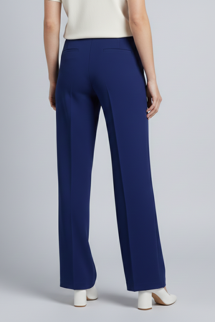 Lila | High-Waisted Pleated Palazzo Trousers