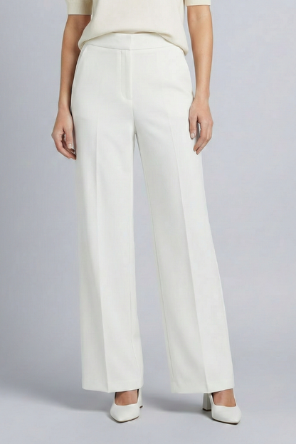 Lila | High-Waisted Pleated Palazzo Trousers