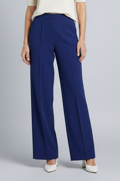 Lila | High-Waisted Pleated Palazzo Trousers