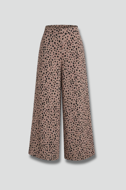 Lila | High-Waisted Polka Dot Palazzo Trousers