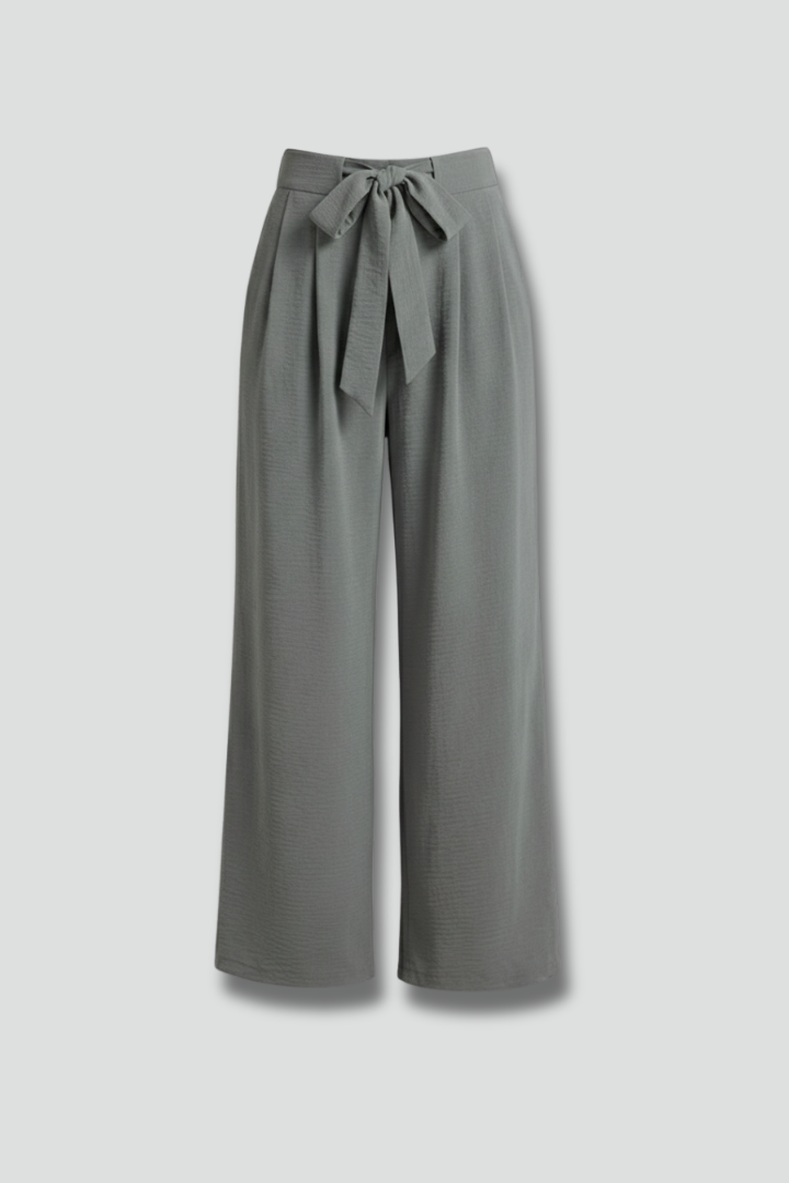 Lena | Tie-Waist Palazzo Trousers