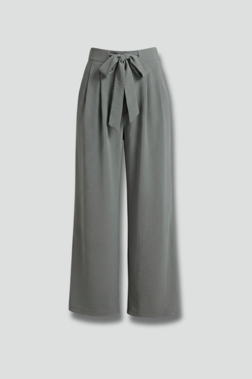 Lena | Tie-Waist Palazzo Trousers