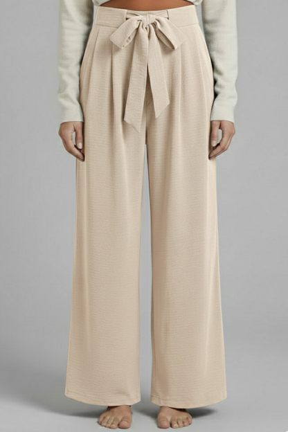 Lena | Tie-Waist Palazzo Trousers