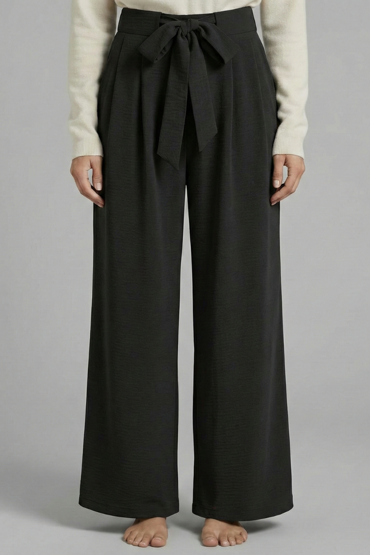 Lena | Tie-Waist Palazzo Trousers