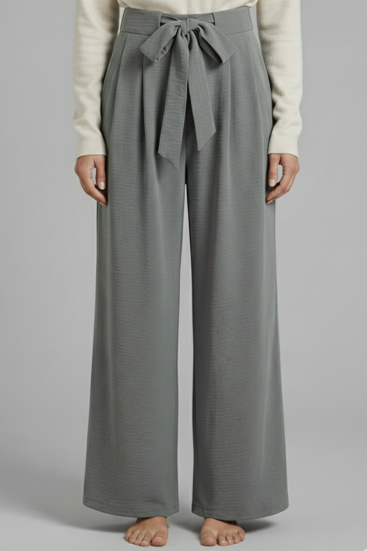 Lena | Tie-Waist Palazzo Trousers