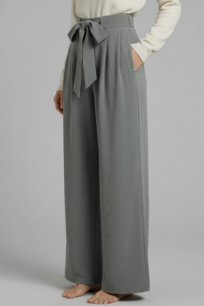 Lena | Tie-Waist Palazzo Trousers