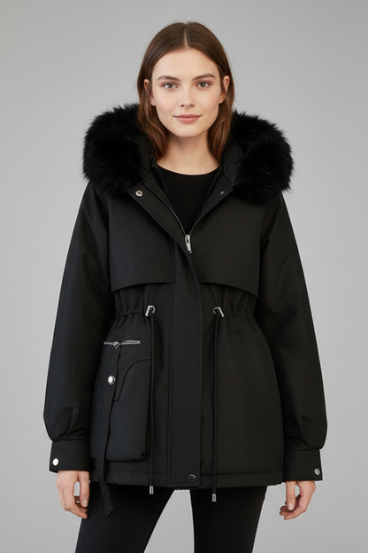 Lila | Chic Hooded Parka Jacket