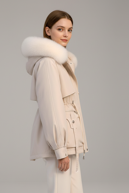 Lila | Chic Hooded Parka Jacket