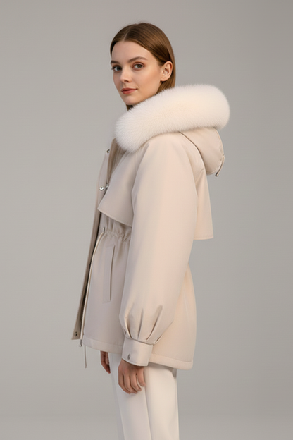 Lila | Chic Hooded Parka Jacket