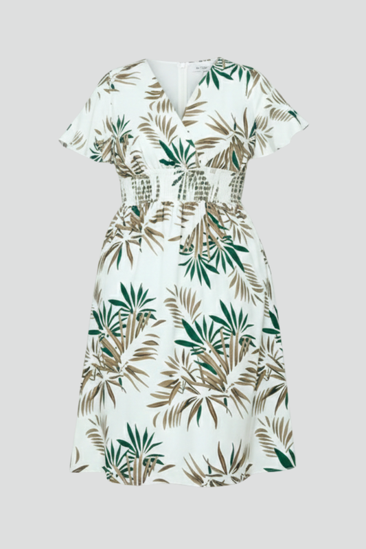 Elena | Elegant Plus Size Wrap Dress