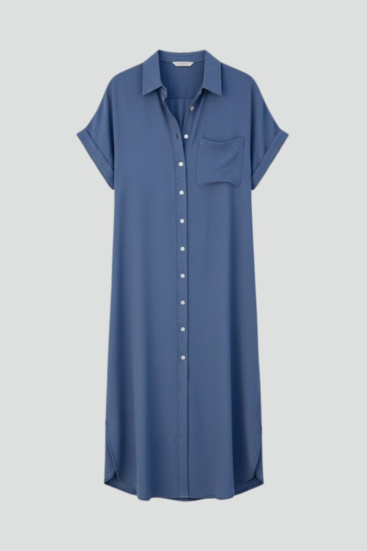 Lila | Chic Button-Down Shirt Dress