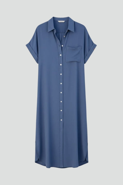 Lila | Chic Button-Down Shirt Dress