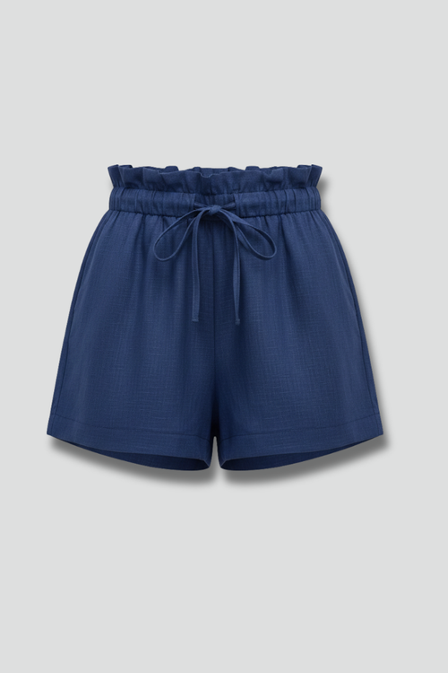 Lila | Drawstring Waist Shorts with Side Pockets