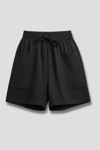 Lila | Drawstring Waist Shorts with Side Pockets
