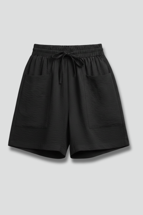 Lila | Drawstring Waist Shorts with Side Pockets