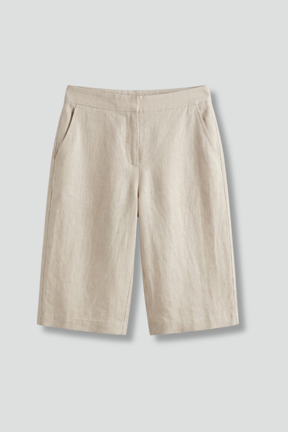 Lila | Chic Elastic Waist Shorts with Pockets