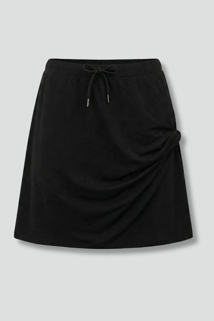 Lena | Drawstring Waist Skirt with Built-In Shorts