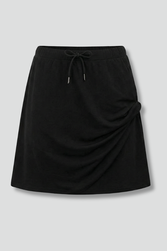 Lena | Drawstring Waist Skirt with Built-In Shorts