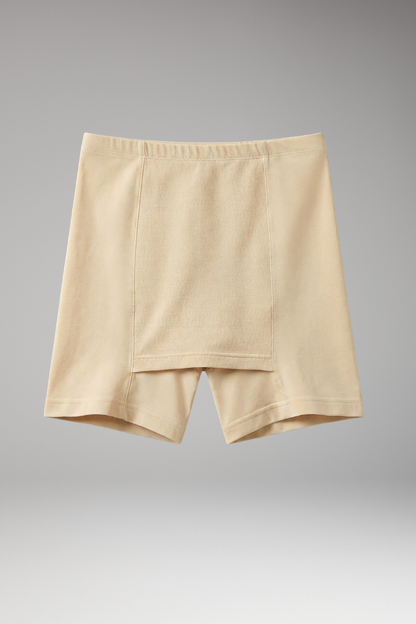 Lena | Chic Wide Waistband Skirt with Integrated Shorts