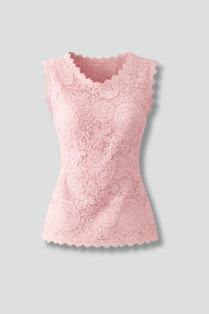 Isla | V-Neck Lace Detail Blouse