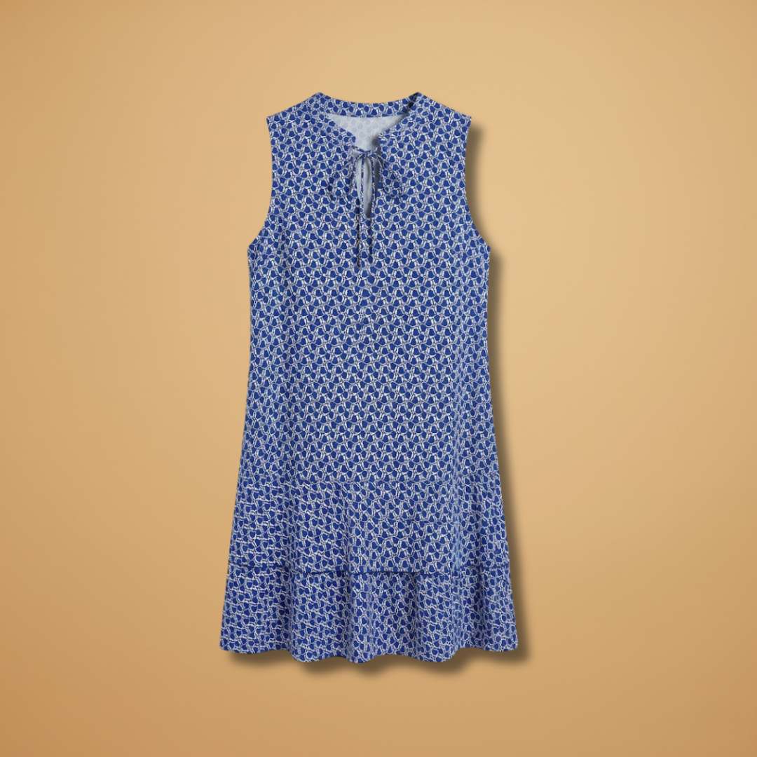 Lila | Abstract Print Sleeveless Dress