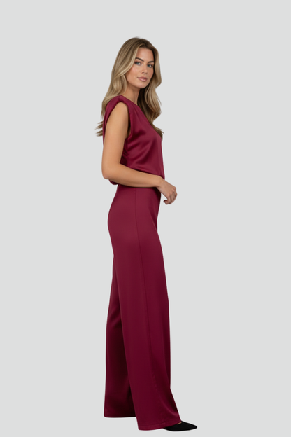 Isla | Sleeveless Wide-Leg Jumpsuit