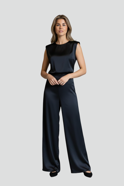 Isla | Sleeveless Wide-Leg Jumpsuit