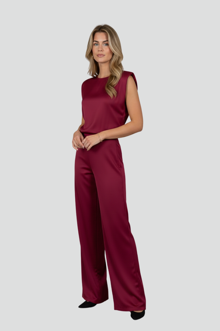 Isla | Sleeveless Wide-Leg Jumpsuit